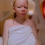 Albino Babe Shows Off Her Hot Body