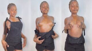 Naya Shows Off Her Cute Standing Boobs