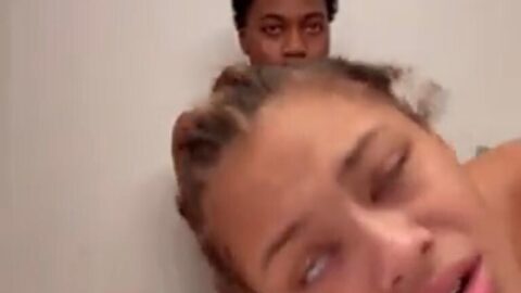 Small Boy Banging His Coloured Girlfriend