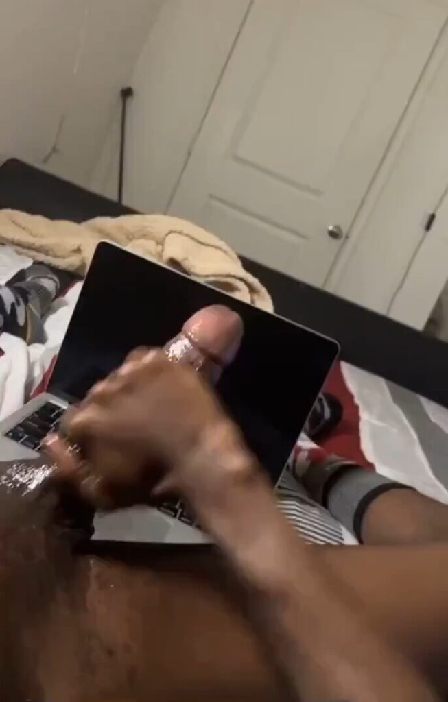 Black King Jerking Off