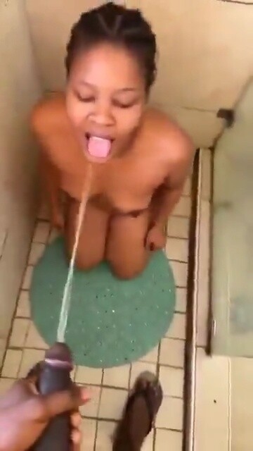 Mzansi Girl Drinking Pee Leaked Video