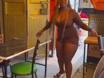 Drunk Lady From Kanairo Strip Naked By Boyfriend