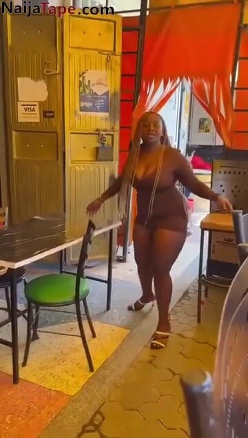 Drunk Lady From Kanairo Strip Naked By Boyfriend