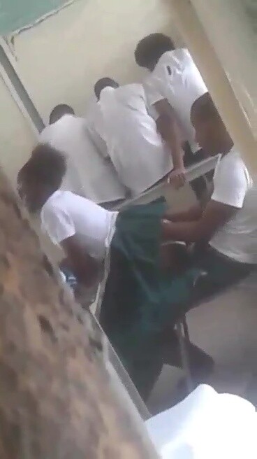 Horny Girl Riding Dick in Class