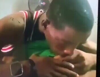 Young Boy Sucking Girlfriend’s Boobs