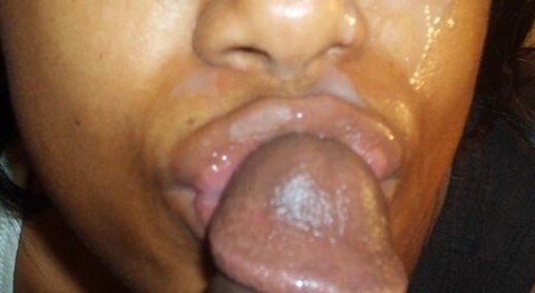 Obsessed Girlfriend Drinks & Swallows Cum