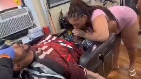 Giving A Customer A Blowjob in A Saloon