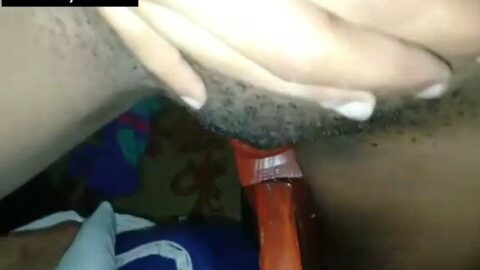 Horny Girl Riding Her Bed Frame