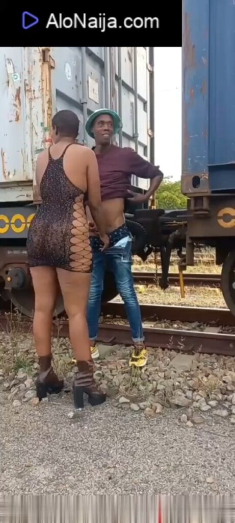 Fucking Big Booty Woman at Train Station