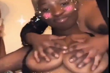 Bag Girls Big Bobbies Out On Instagram Live