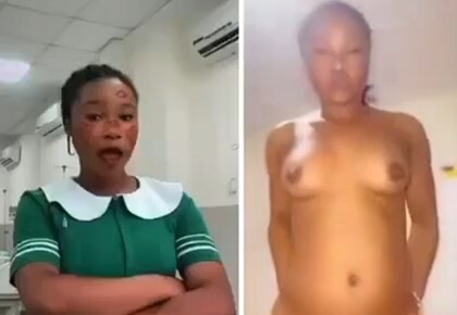 Naked Video of Hot Nursing Trainee