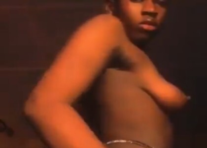 Ama 2000 Twerking and Masturbating With Omah Lay Song Playing in The BG