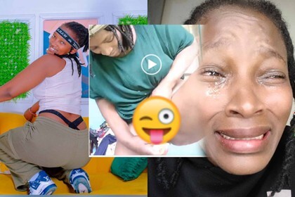 Cindy Saisi Moraa Masturbating With Carrot and Cucumber