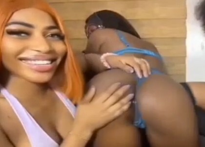 Lesbian Threesome Video