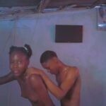 Very Slim Girlfriend Standing Doggystyle