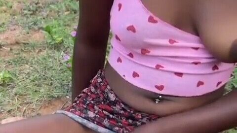 Horny Married Woman Masturbating Outdoors