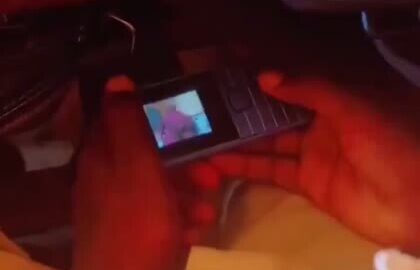 Horny Student Watching Porn in Class With Uniforms
