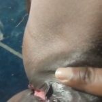 Horny Babe Masturbating Her Black Pussy