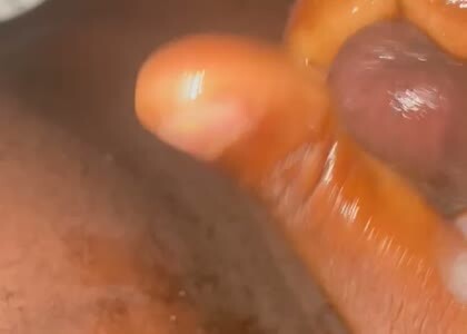 Giving Hand Job To Client Until He Busts A Nut