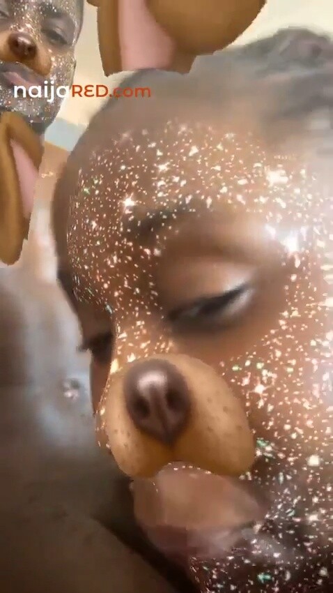 Horny Snapchat Babe Sucking Huge Dick Slow